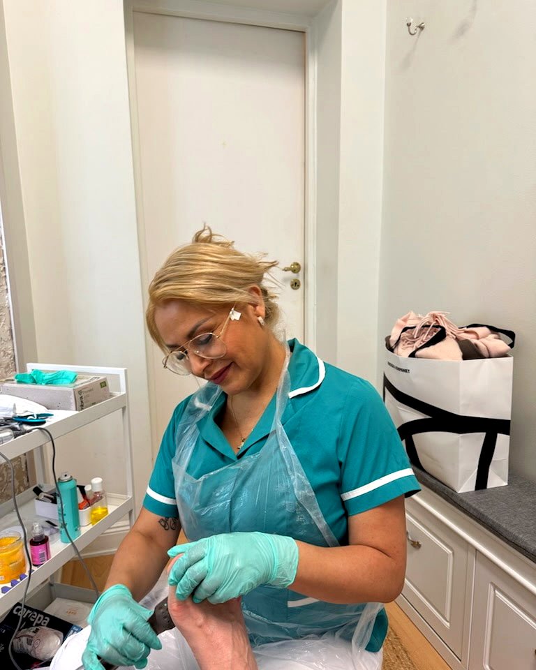 Maribel Ossandon, diplomerad medicinsk fotterapeut